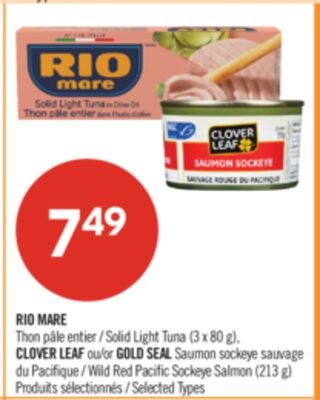 RIO MARE Thon pâle entier / Solid Light Tuna (3…