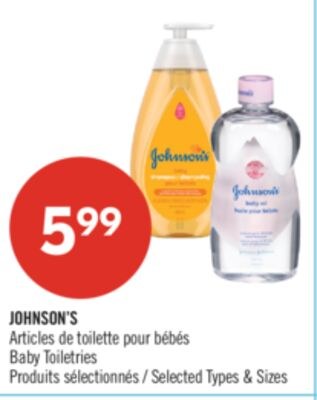 JOHNSON'S Articles de toilette pour bébés