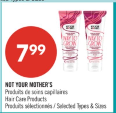 NOT YOUR MOTHER'S Produits de soins capillaires