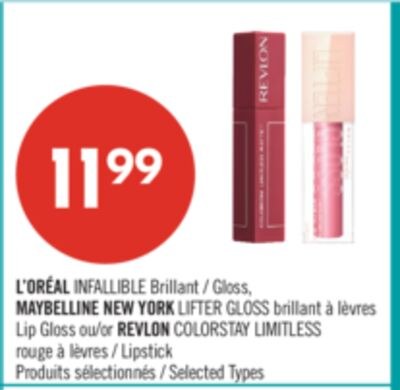 L'ORÉAL INFALLIBLE Brillant / Gloss, MAYBELLINE…