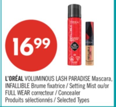 L'ORÉAL VOLUMINOUS LASH PARADISE Mascara, INFAL…