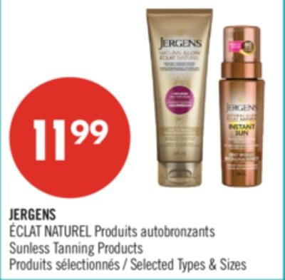 JERGENS ECLAT NATUREL Produits autobronzants