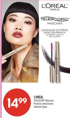 L'ORÉAL TELESCOPIC Mascara Produits sélectionnés