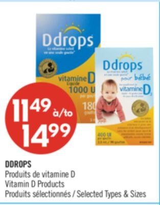 DDROPS Produits de vitamine D