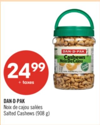 DAN∙D∙PAK Noix de cajou salées