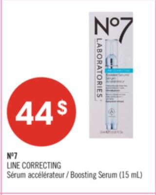 NO7 LINE CORRECTING Sérum accélérateur