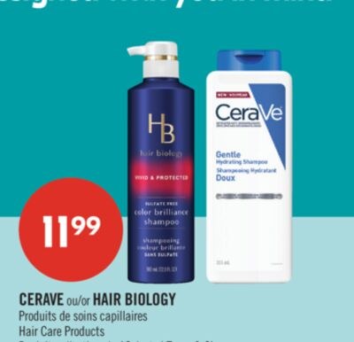 CERAVE ou HAIR BIOLOGY