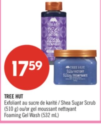 TREE HUT Exfoliant au sucre de karité (510 g) o…