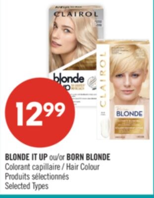 BLONDE IT UP ou BORN BLONDE Colorant capillaire