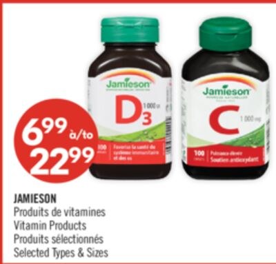 JAMIESON Produits de vitamines