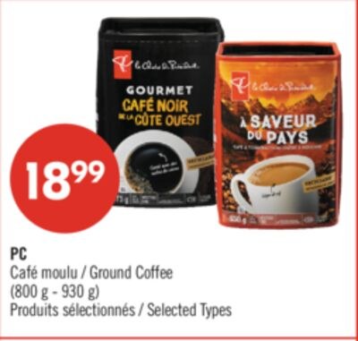 PC Café moulu (800 g - 930 g)