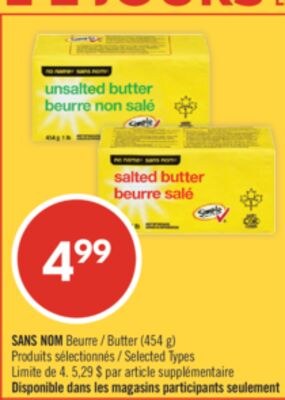 SANS NOM Beurre (454 g)