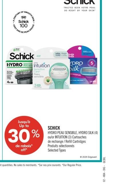 Schick Hydro Intuition Rasoir