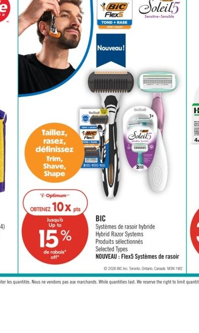 BIC Soleil Hybrid Rasoir