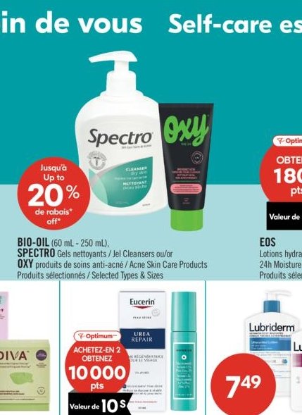 Bio-Oil Massage Oil, Spectro Gel, Olay Acne Car…