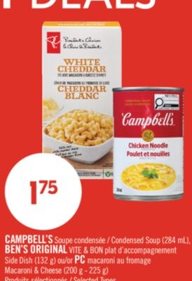 CAMPBELL'S Soupe (284 mL) condensée BEN'S ORIGINA…