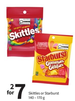 Skittles or Starburst