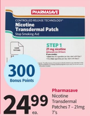 Pharmasave Nicotine Transdermal Patches