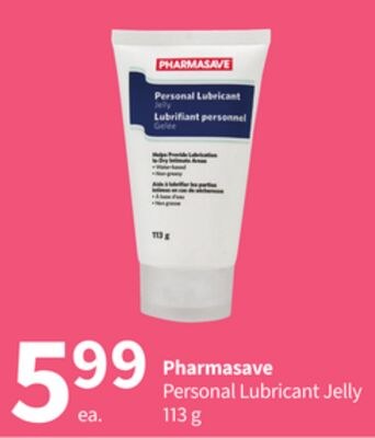 Pharmasave Personal Lubricant Jelly