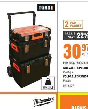 Torkit Coffre à outils à roulement