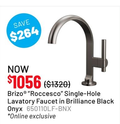 Brizo®" Roccesco" Single-Hole Lavatory Faucet i…