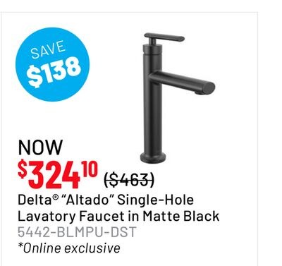 Delta® "Altado" Single-Hole Lavatory Faucet in …
