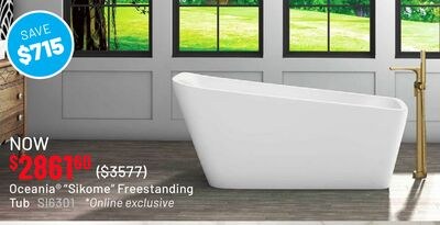 Oceania®" Sikome" Freestanding Tub