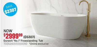 Duravit" No. 1" Freestanding Tub