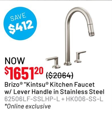 Brizo® "Kintsu® Kitchen Faucet w/ Lever Handle …