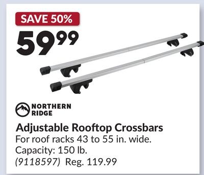 Adjustable Rooftop Crossbars