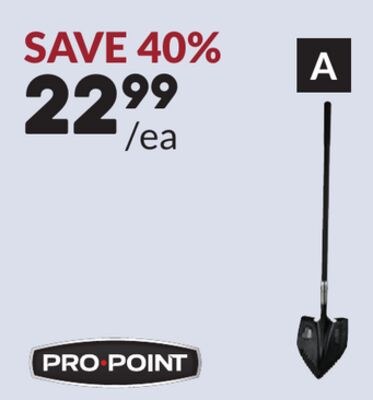 Serrated-Edge Shovels, Long Handle