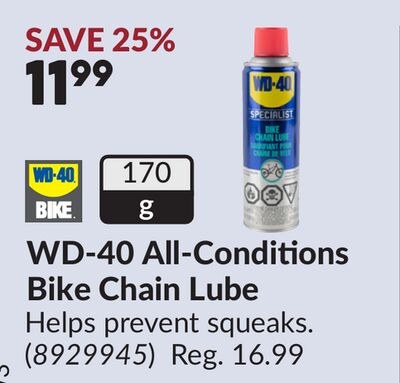 WD-40 All-Conditions Bike Chain Lube