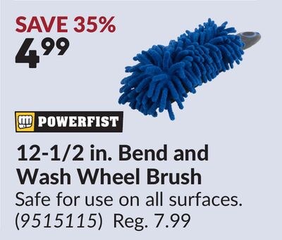 12-1/2 in. Bend and Wash Wheel Brush