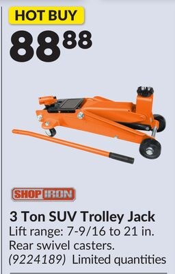 3 Ton SUV Trolley Jack