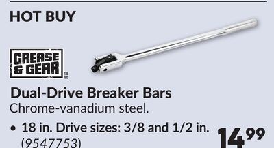 Dual-Drive Breaker Bars