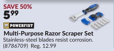 Multi-Purpose Razor Scraper Set