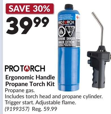 PROTORCH Ergonomic Handle Propane Torch Kit