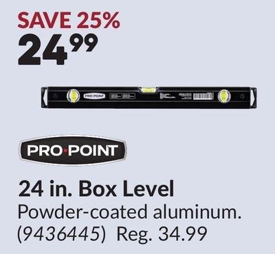 24 in. Box Level