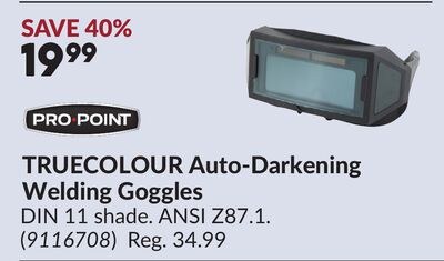 TRUECOLOUR Auto-Darkening Welding Goggles