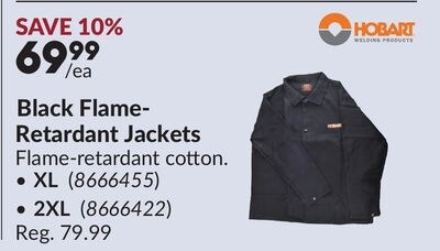 Black Flame-Retardant Jackets
