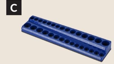 Magnetic Socket Holders, 3/8 in. dr Metric: 6 t…