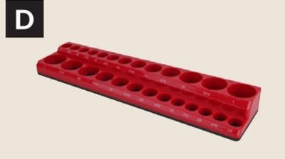Magnetic Socket Holders, 3/8 in. dr SAE: 1/4 to…