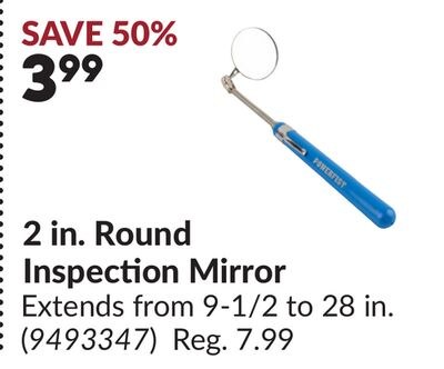 2 in. Round Inspection Mirror