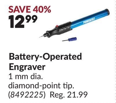 Battery-Operated Engraver