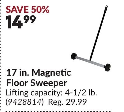 17 in. Magnetic Floor Sweeper