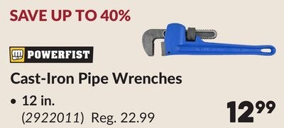 Cast-Iron Pipe Wrenches