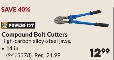 Compound Bolt Cutters