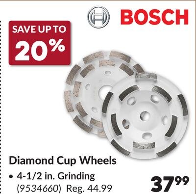 4-1/2 in. Grinding Diamond Cup Wheels