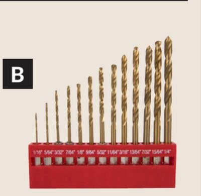 Hex-Shank Quick-Change Drill Bit Sets