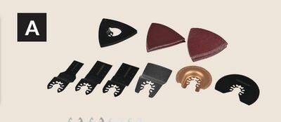 Oscillating Tool Blade Kits, 27 pc. Blade width…